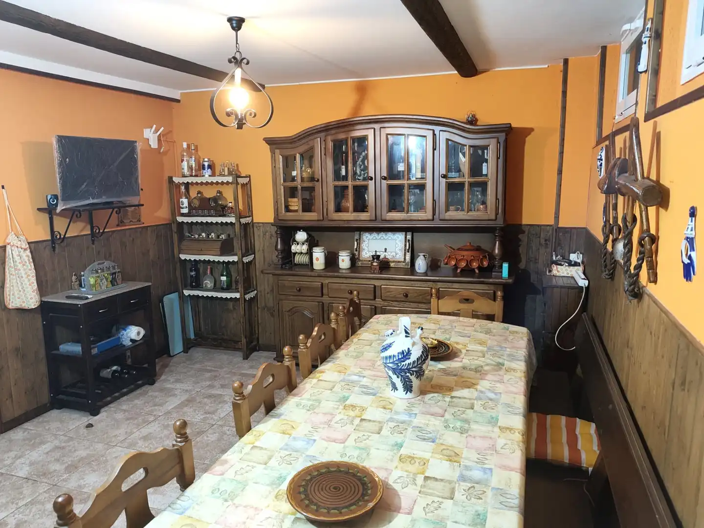 Comedor de Casa adosada en venta en Zarratón con Calefacción, Terraza y Amueblado