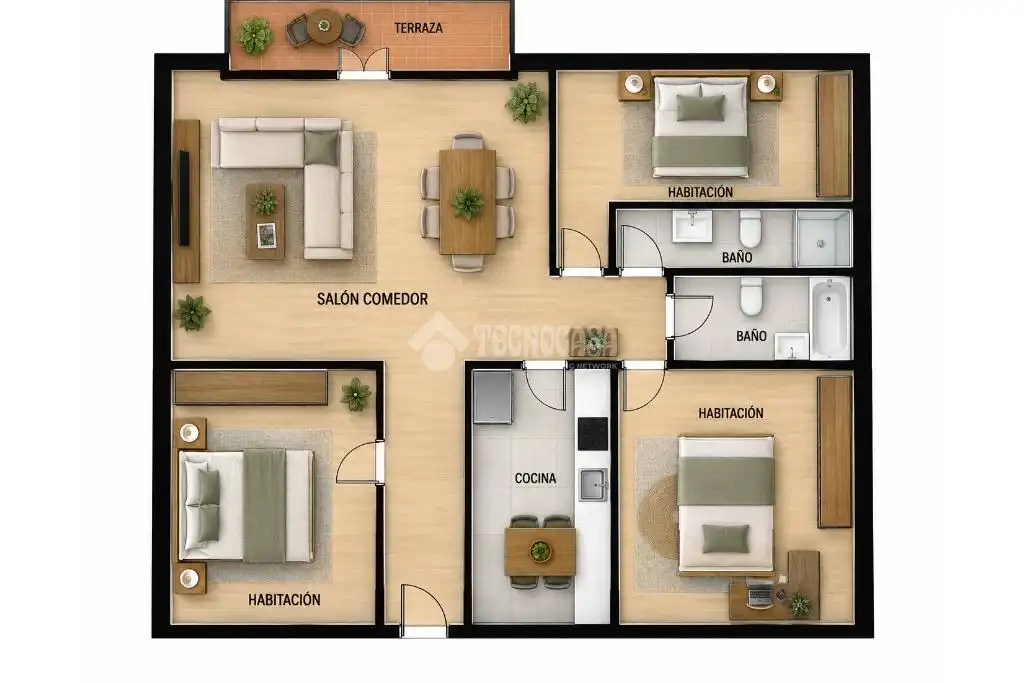 Wohnung mit Pool zum Verkauf in Vera Ciudad, imagen 35