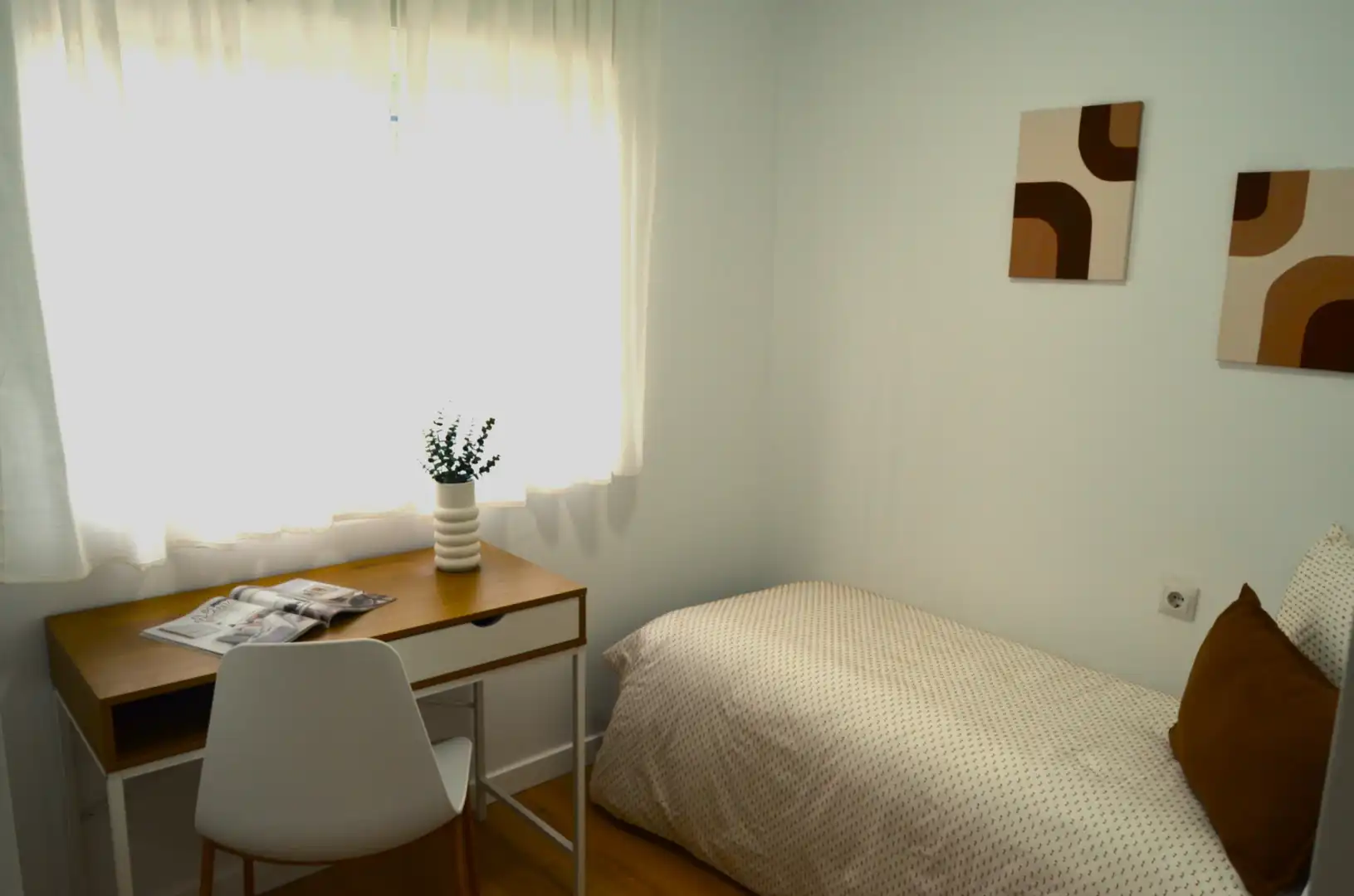 Bedroom of Flat for sale in Málaga