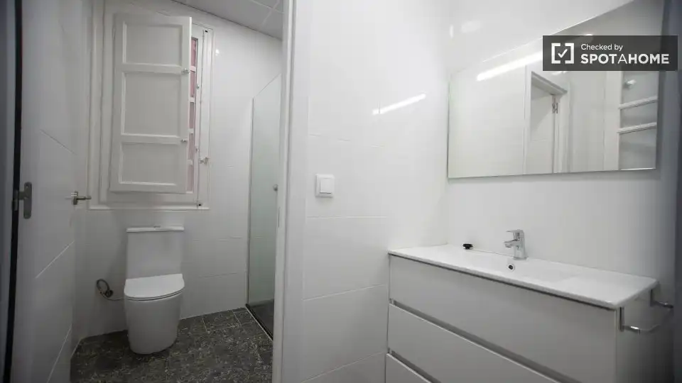 Baño de Piso para compartir en Valencia con Aire acondicionado, Calefacción y Amueblado