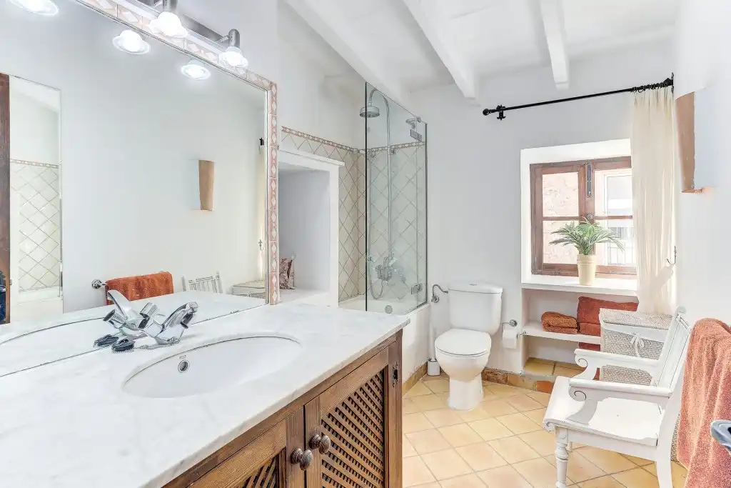 Baño de Casa adosada en venta en Pollença con Terraza