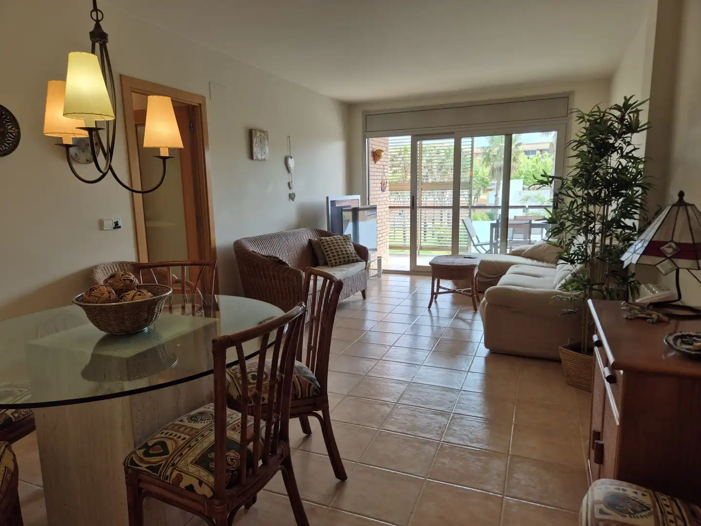 Wohnzimmer von Wohnung zum Verkauf in Calonge i Sant Antoni mit Heizung, Terrasse und Möbliert
