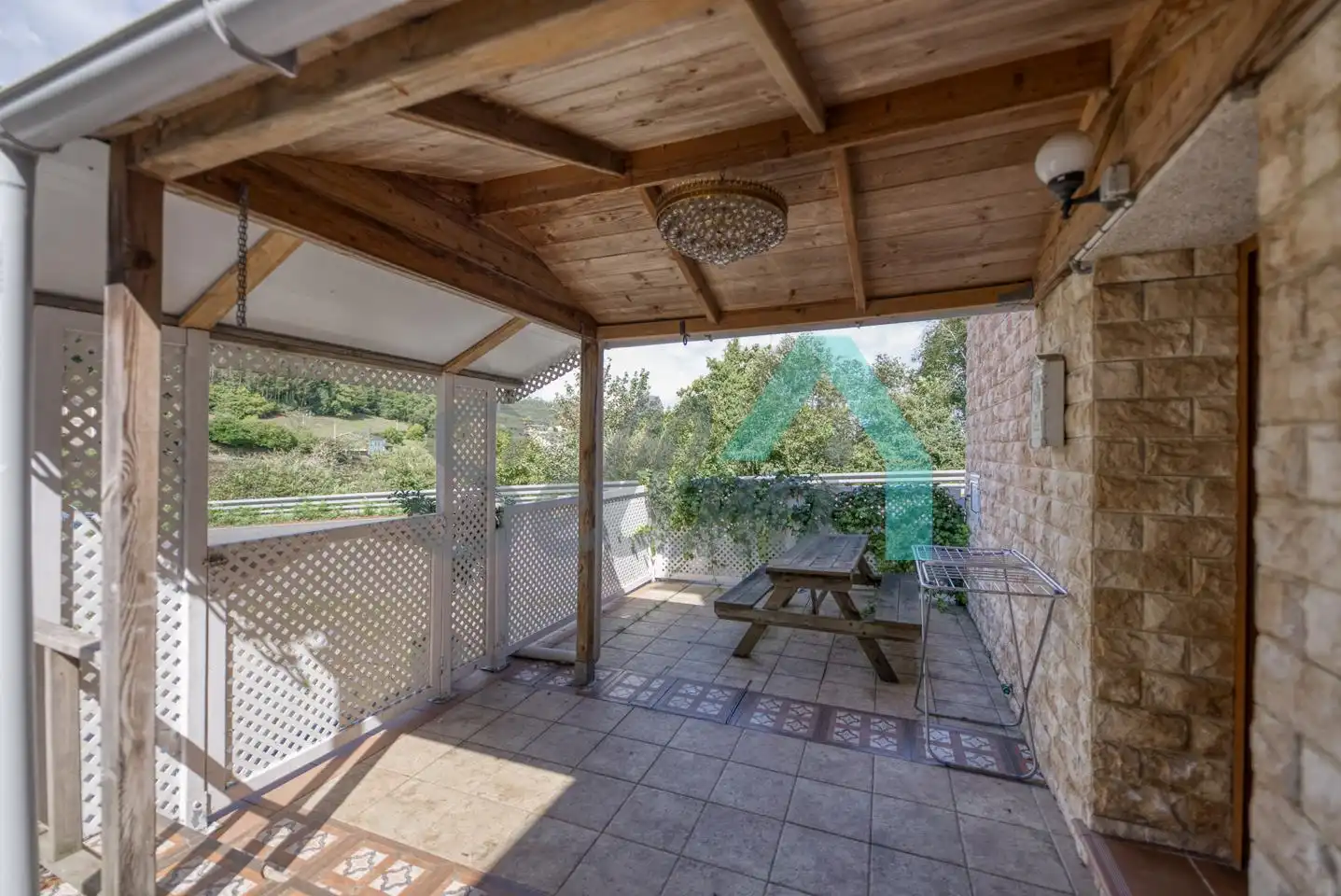 Terrace of Houses for sale in Coaña  with Heating, Terrace and Furnished