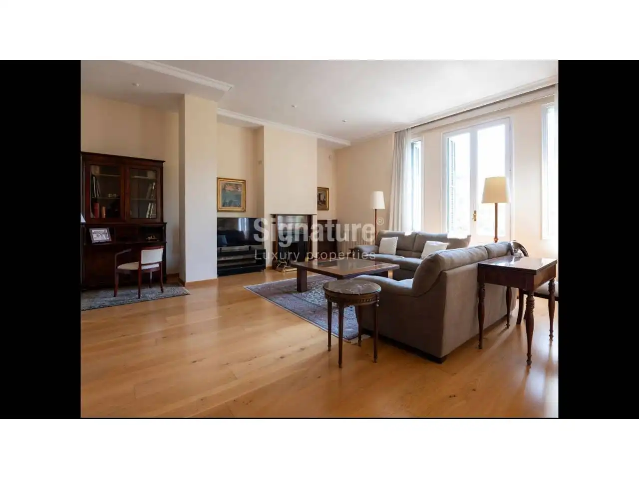 Sala de estar de Piso en venta en Barcelona con Aire acondicionado, Calefacción y Parquet