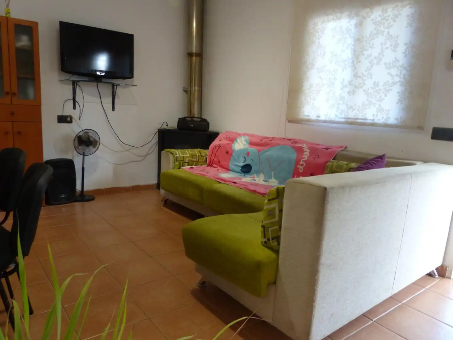 Sala d'estar de Finca rústica en venda en Les Borges del Camp amb Jardí privat, Traster i Piscina