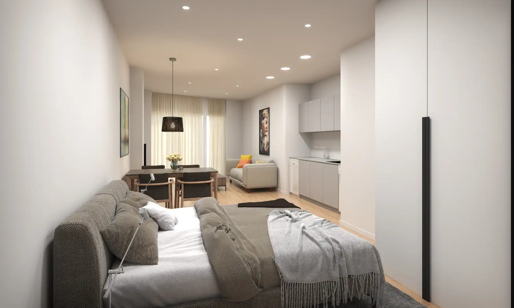 Bedroom of Apartments for sale in Sagunto / Sagunt  with Air Conditioner, Heating and Oven