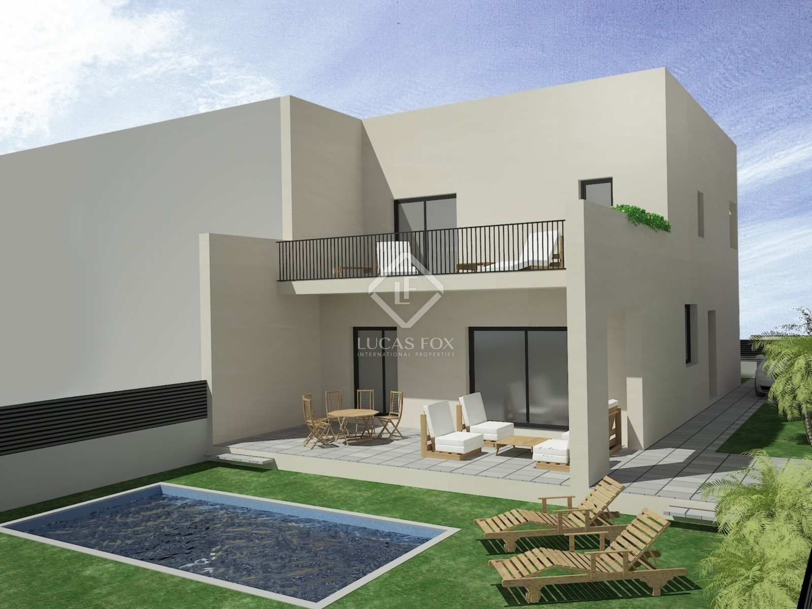 Terrace of House or chalet for sale in Vilanova i la Geltrú  with Air Conditioner, Private garden and Terrace