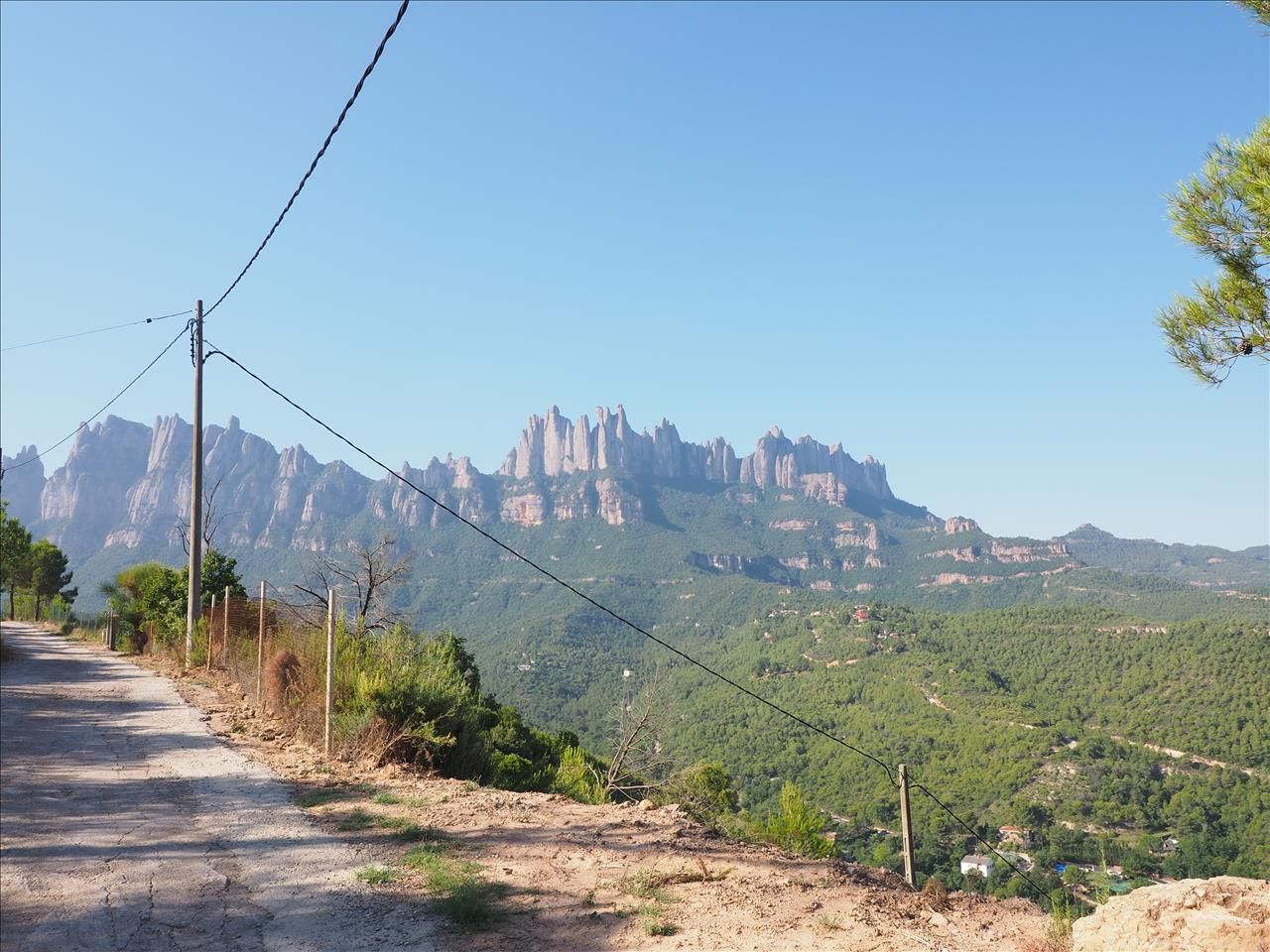 Vista exterior de Casa o chalet en venta en Marganell con Jardín privado y Piscina