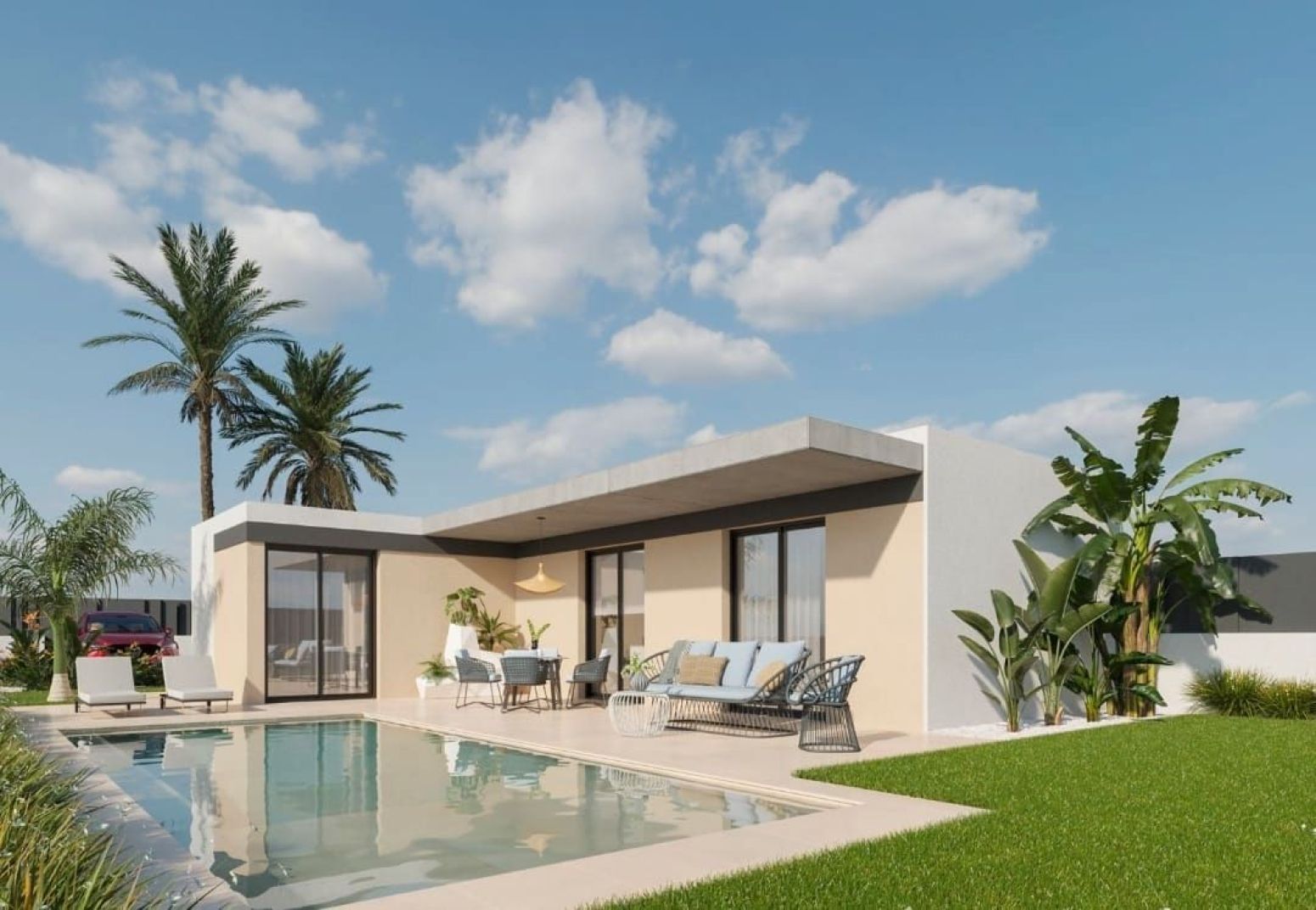 Swimming pool of Houses for sale in Molina de Segura  with Air Conditioner, Terrace and Balcony