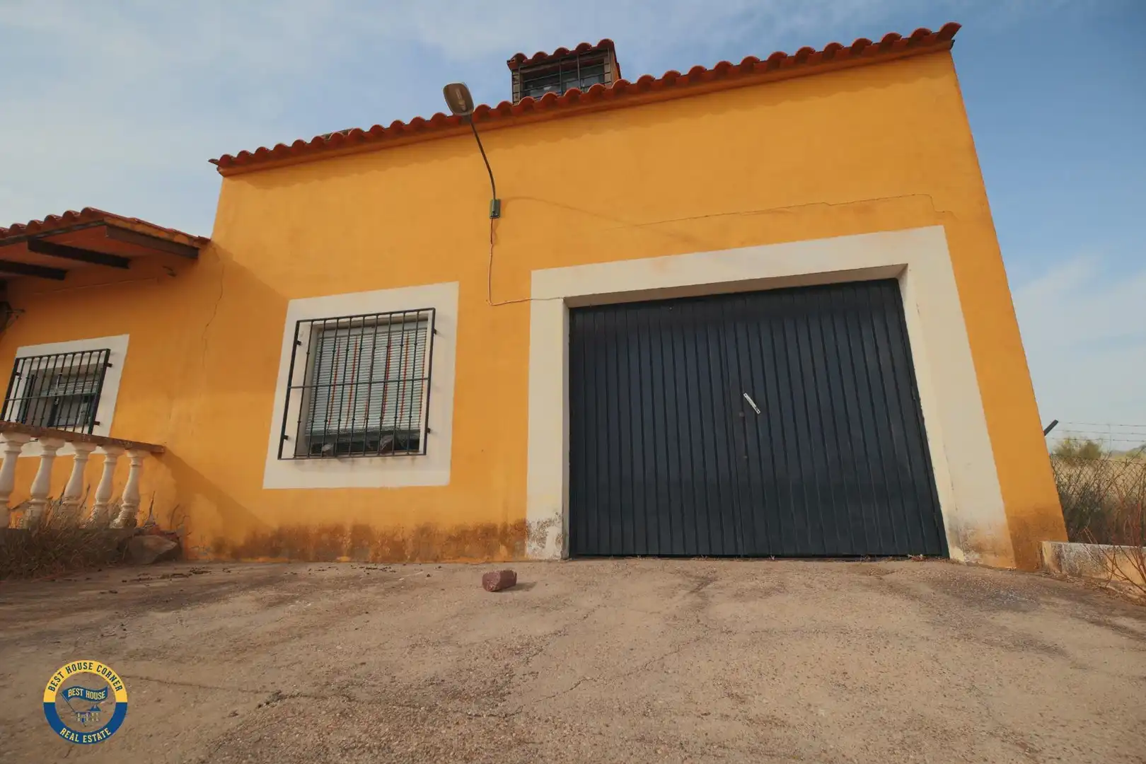 Vista exterior de Casa o chalet en venta en Hornachos con Jardín privado y Terraza
