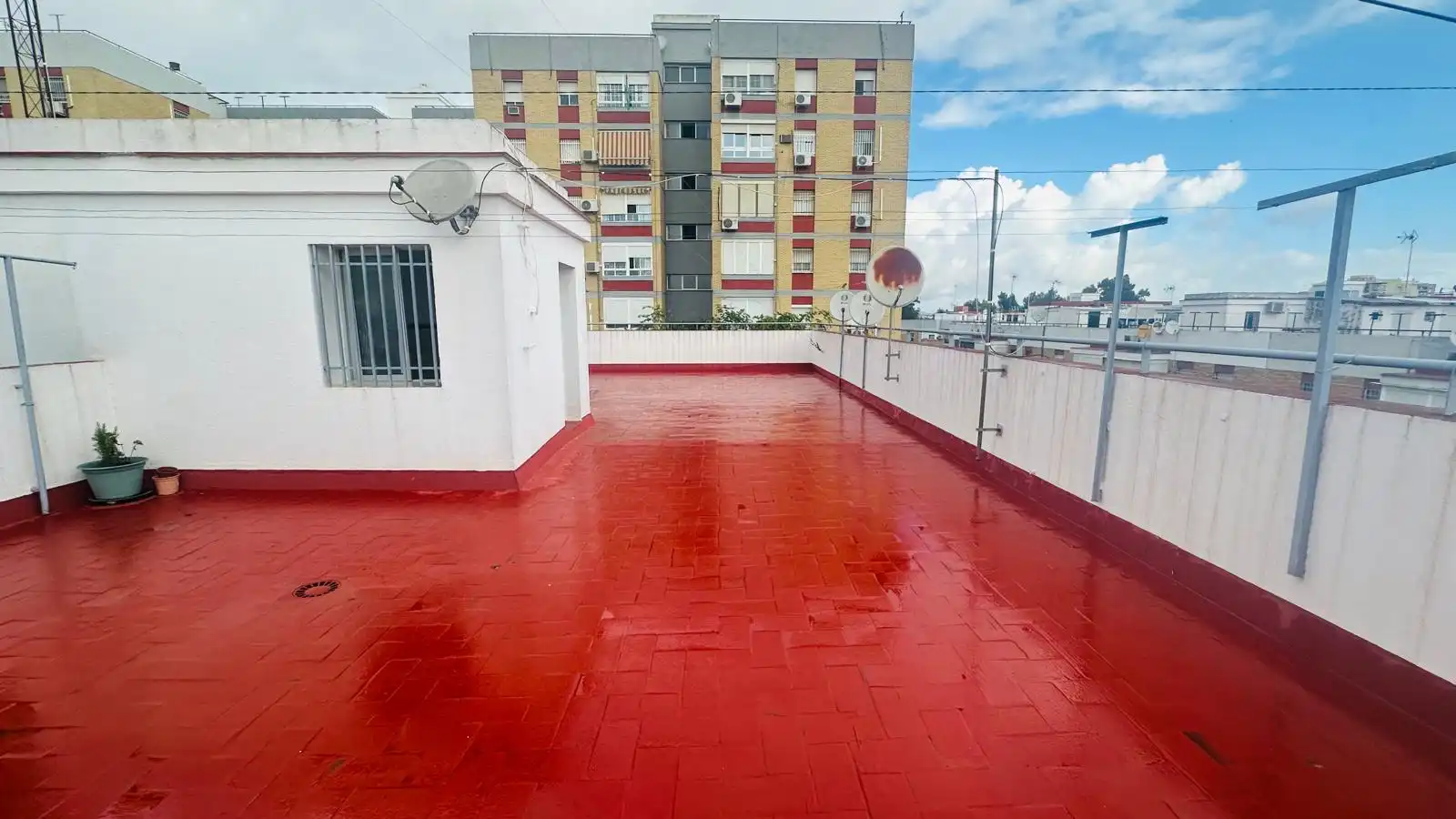 Terrasse von Wohnung zum Verkauf in Sevilla mit Klimaanlage, Heizung und Terrasse