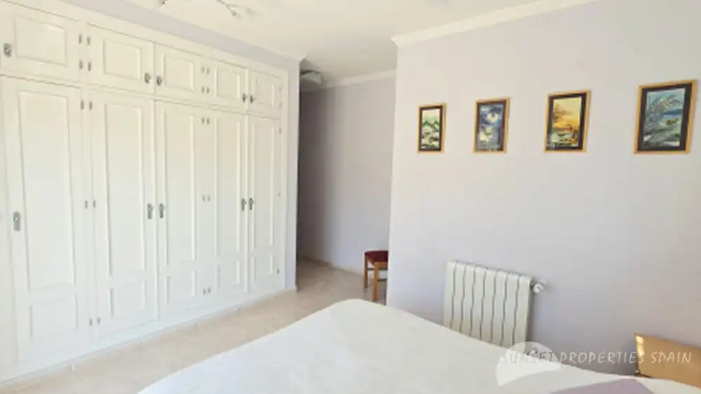 Bedroom of Houses for sale in Cómpeta  with Air Conditioner, Private garden and Swimming Pool
