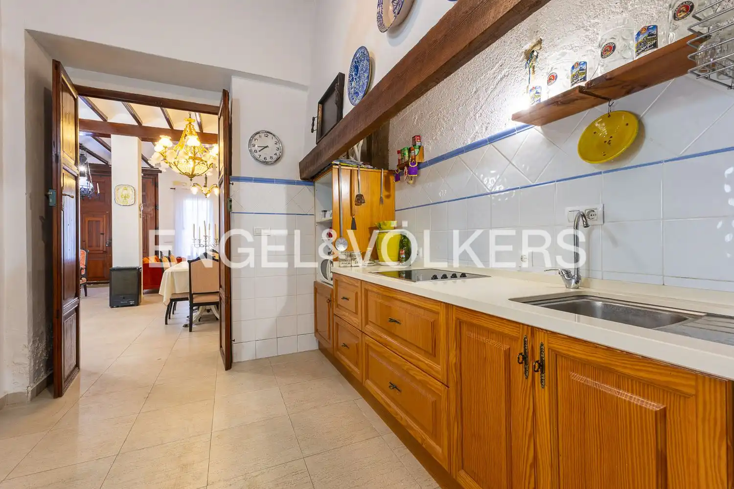 Cocina de Casa o chalet en venta en Almoines con Calefacción, Trastero y Amueblado
