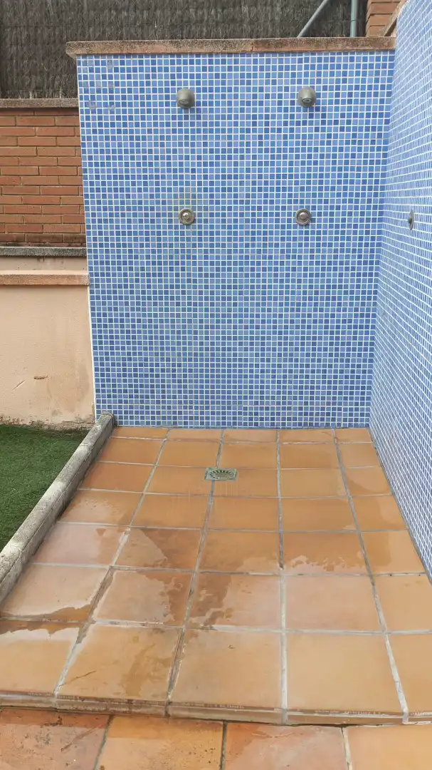Schwimmbecken von Wohnung zur Miete in Castelldefels mit Klimaanlage, Heizung und Terrasse