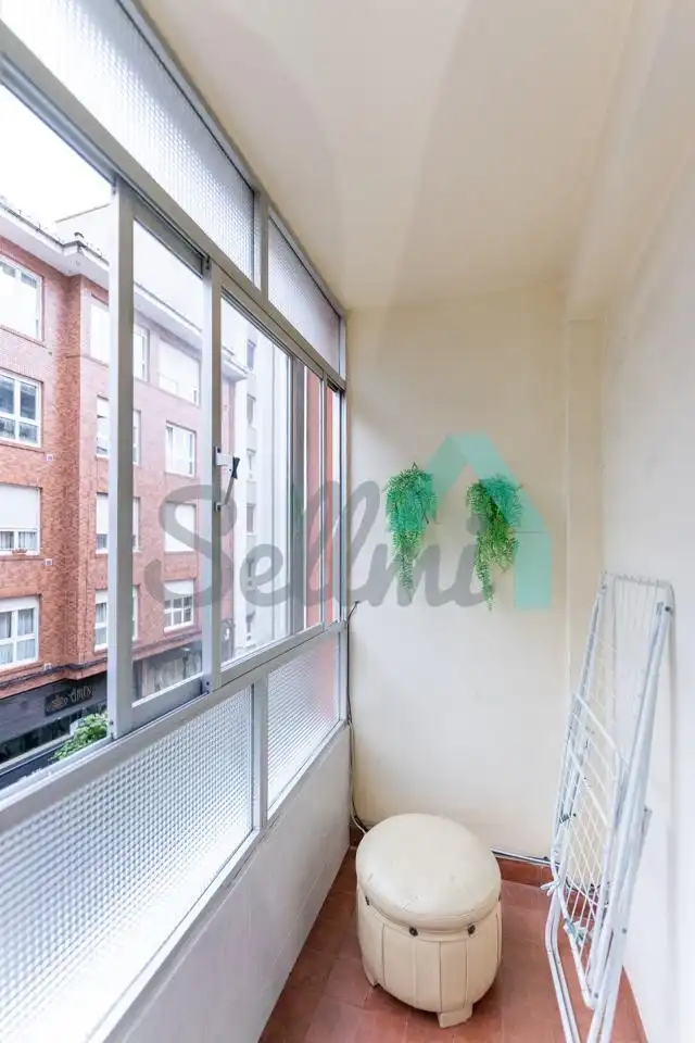 Balcony of Flat for rent in Avilés  with Terrace and Furnished