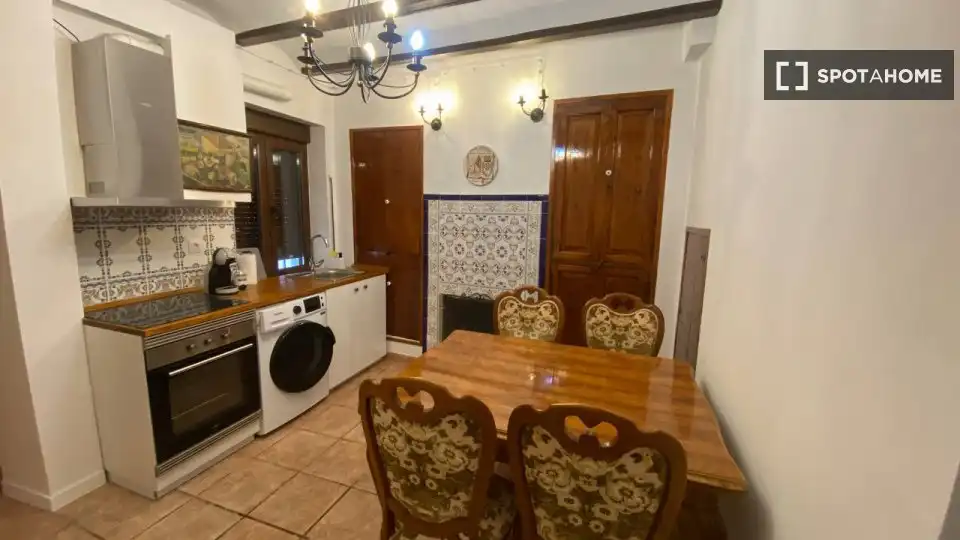Cocina de Piso de alquiler en Sagunto / Sagunt con Aire acondicionado, Calefacción y Amueblado