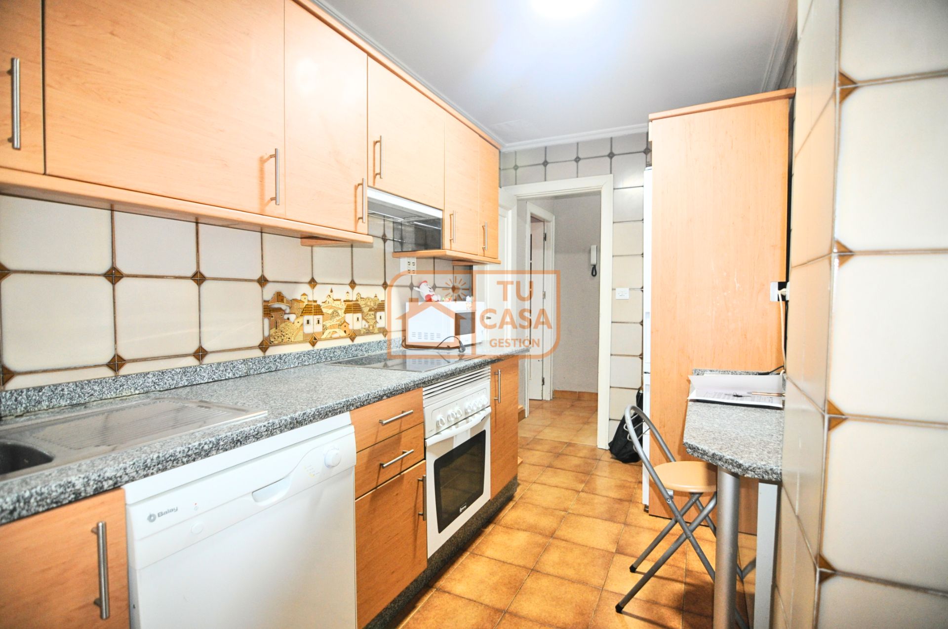 Cocina de Piso en venta en Cáceres Capital con Calefacción, Terraza y Amueblado