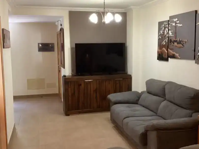 Sala d'estar de Casa adosada en venda en Santiago del Teide amb Piscina i Balcó