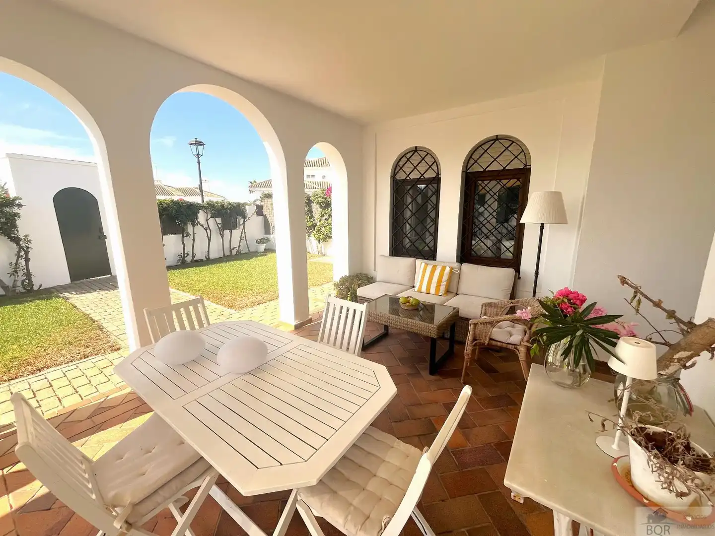 Jardín de Casa o chalet de alquiler en El Puerto de Santa María con Aire acondicionado, Calefacción y Terraza