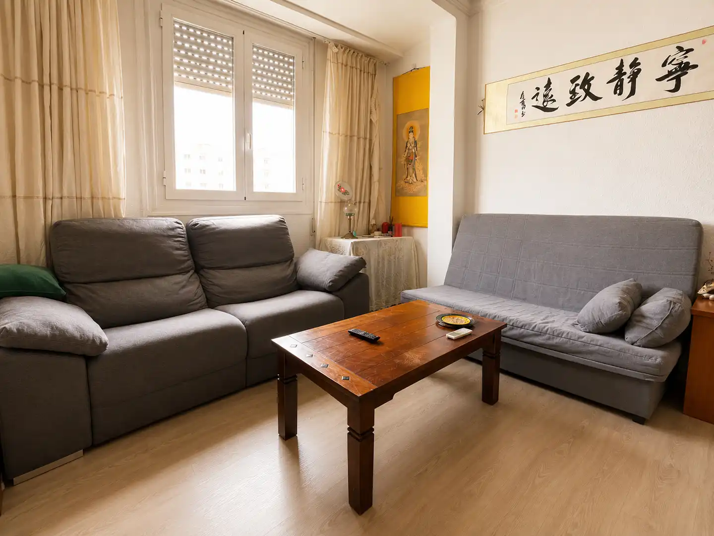 Sala de estar de Piso en venta en Valencia con Aire acondicionado, Amueblado y Balcón