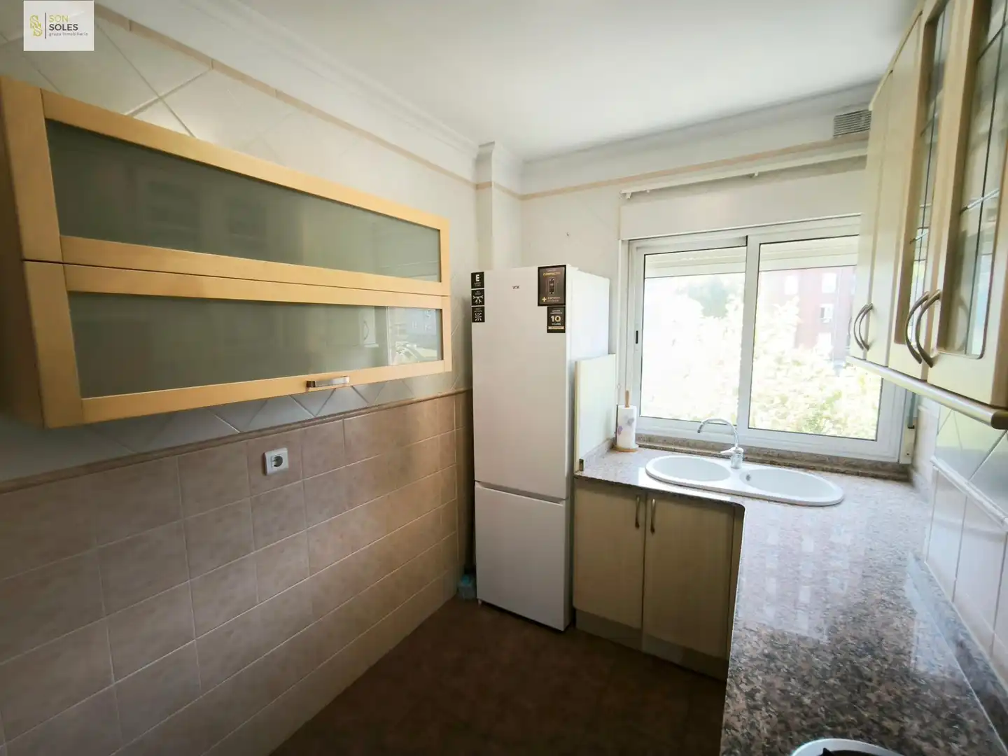 Küche von Wohnung zur Miete in Santander mit Heizung, Parkett und Möbliert