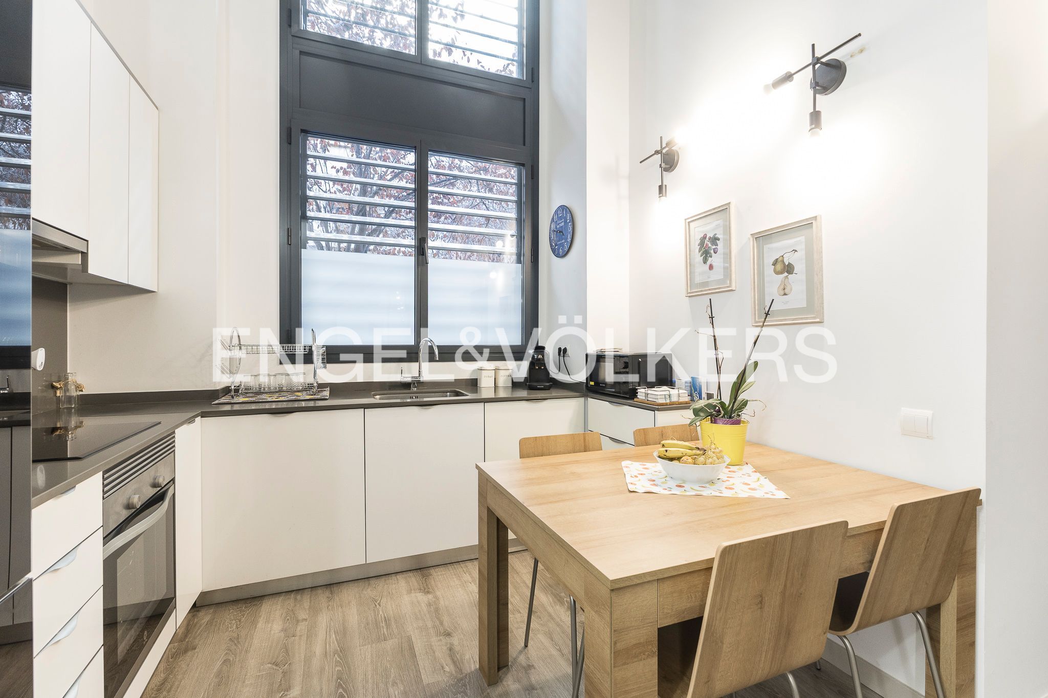Kitchen of Duplex for sale in  Barcelona Capital  with Air Conditioner, Heating and Parquet flooring