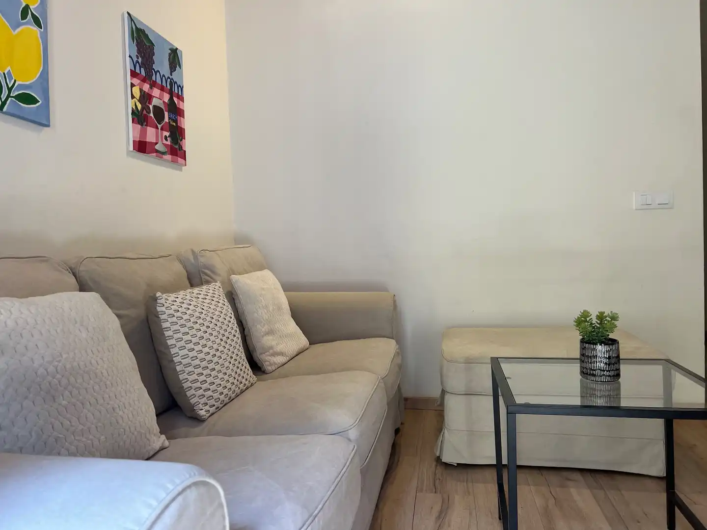 Sala de estar de Piso en venta en Barcelona con Aire acondicionado, Calefacción y Amueblado