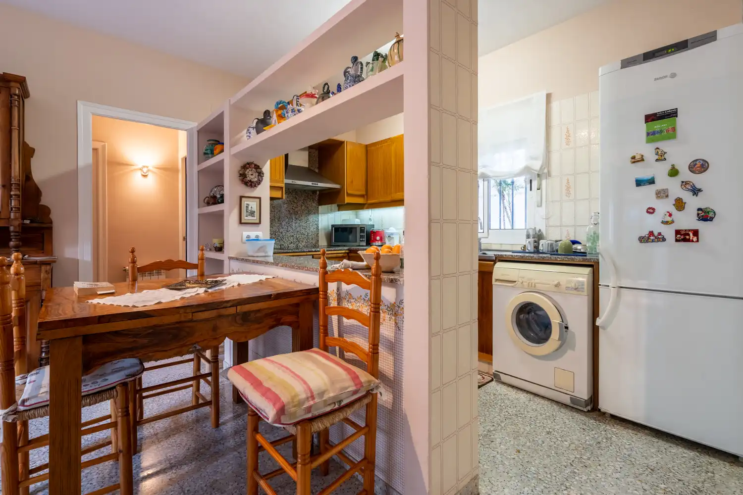 Cocina de Casa o chalet en venta en Santa Bàrbara con Calefacción, Jardín privado y Terraza