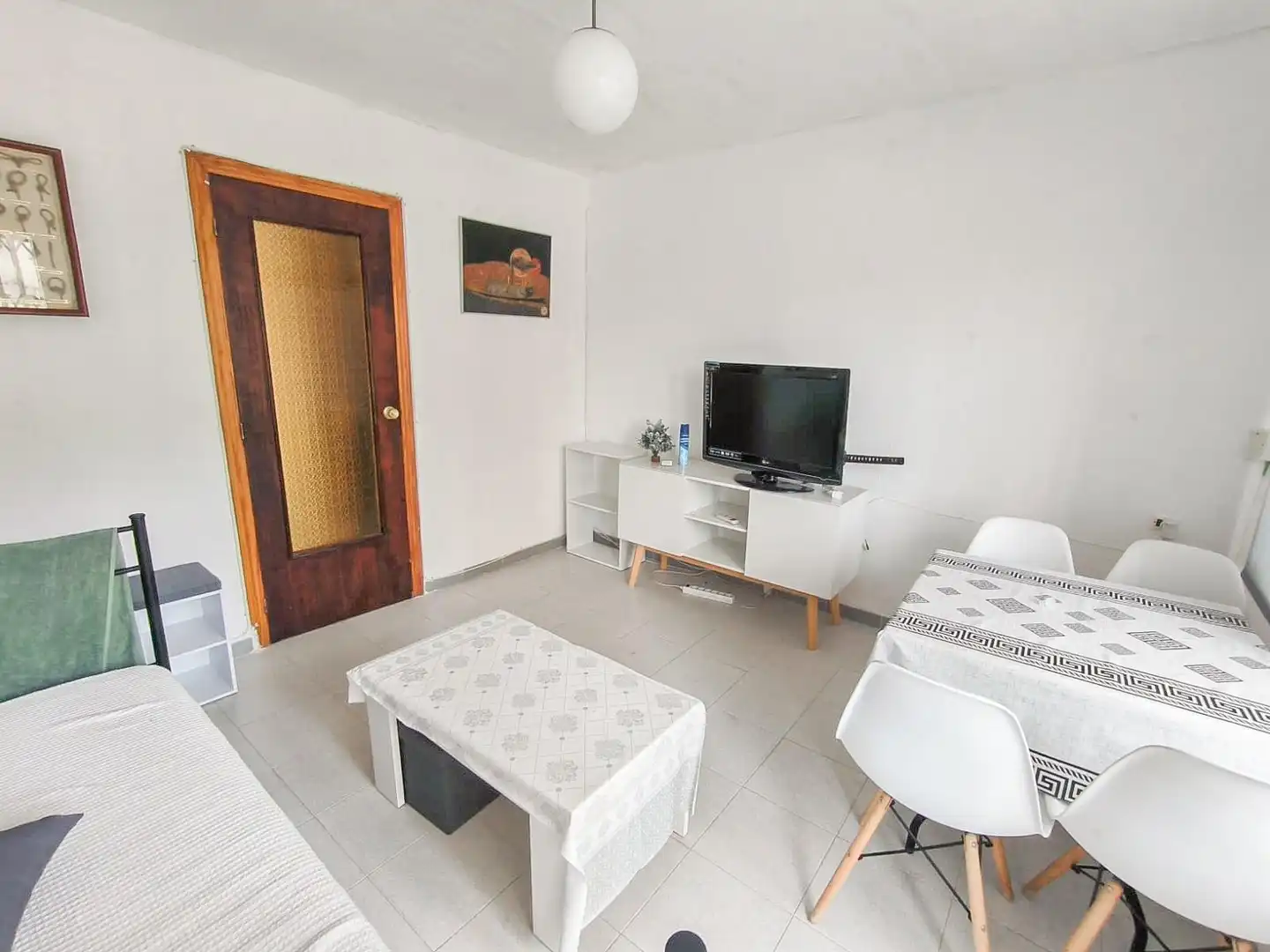 Living room of Flat for sale in Benidorm  with Air Conditioner, Terrace and Furnished