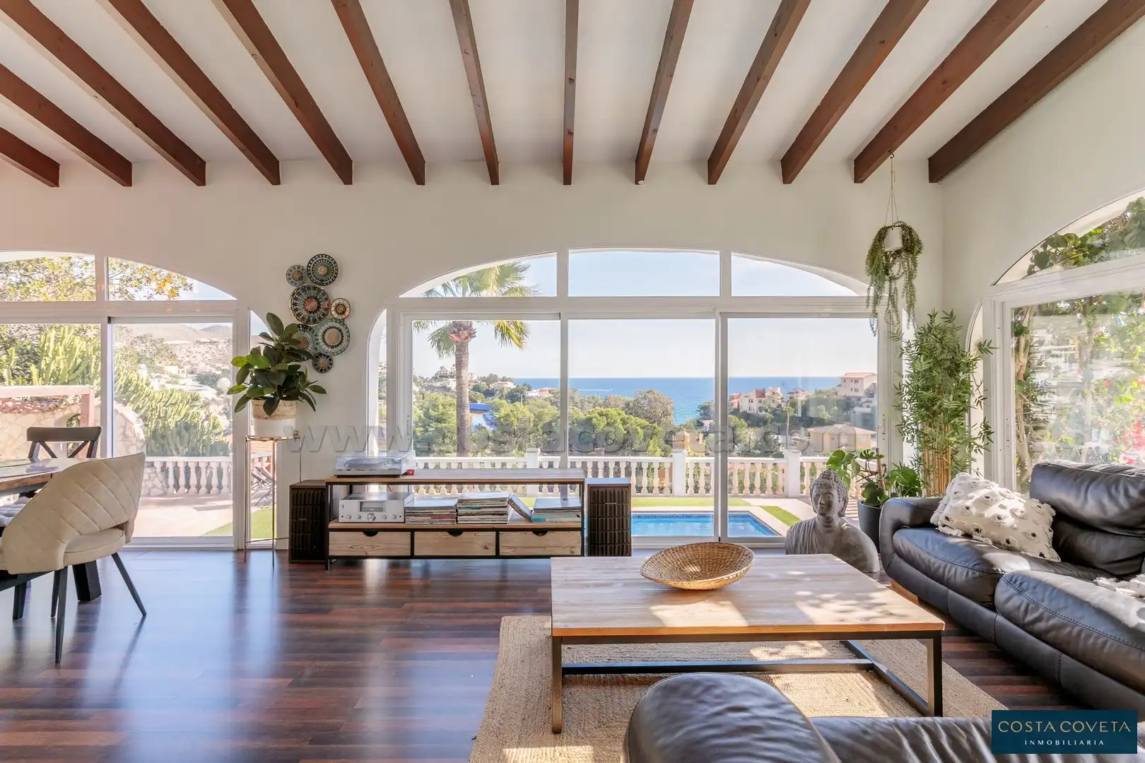 Living room of Houses for sale in El Campello  with Air Conditioner, Private garden and Terrace