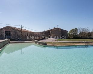 Swimming pool of Country house for sale in Sant Quirze Safaja  with Swimming Pool and Balcony