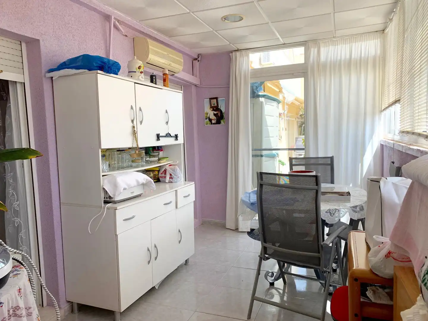 Küche von Dachboden zum Verkauf in Benidorm mit Klimaanlage, Heizung und Terrasse