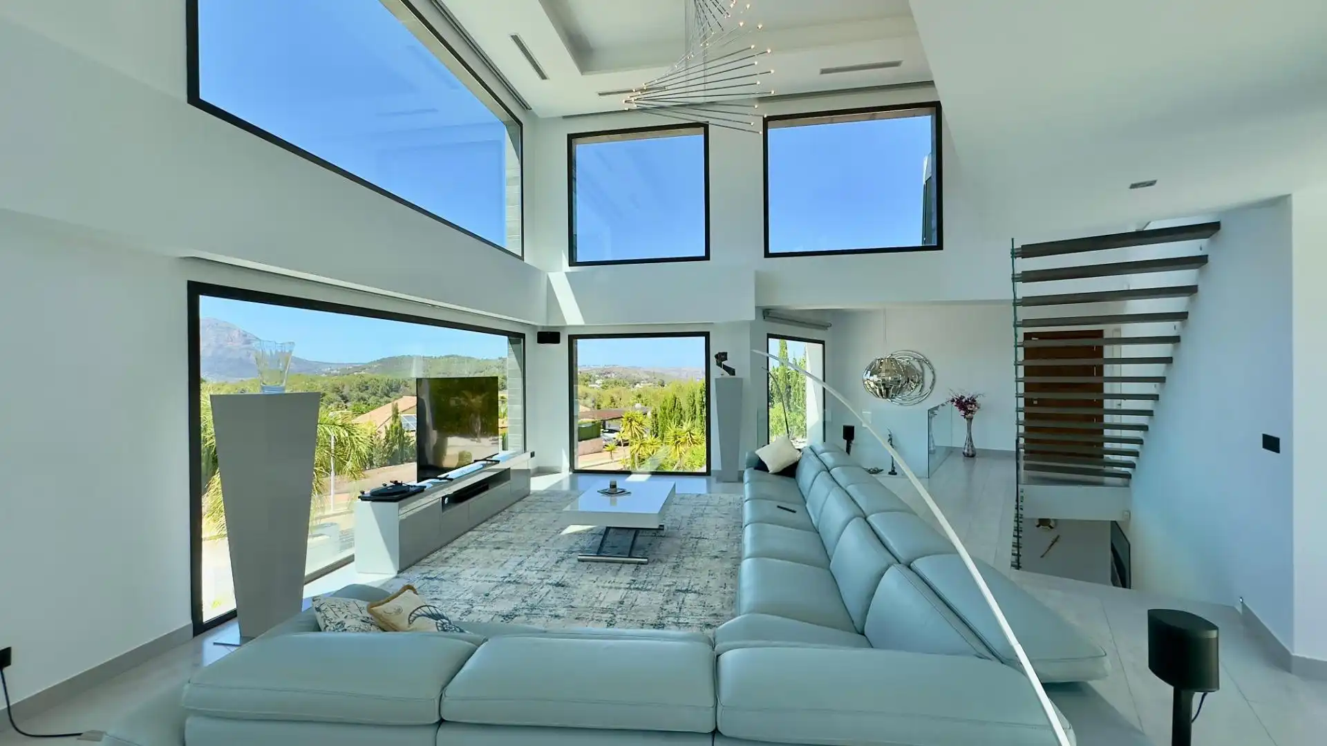 Living room of Houses for sale in Jávea / Xàbia  with Air Conditioner, Heating and Private garden