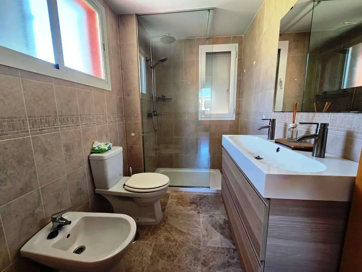 Bathroom of Detached homes for sale in Castilleja de la Cuesta  with Air Conditioner, Terrace and Storage room