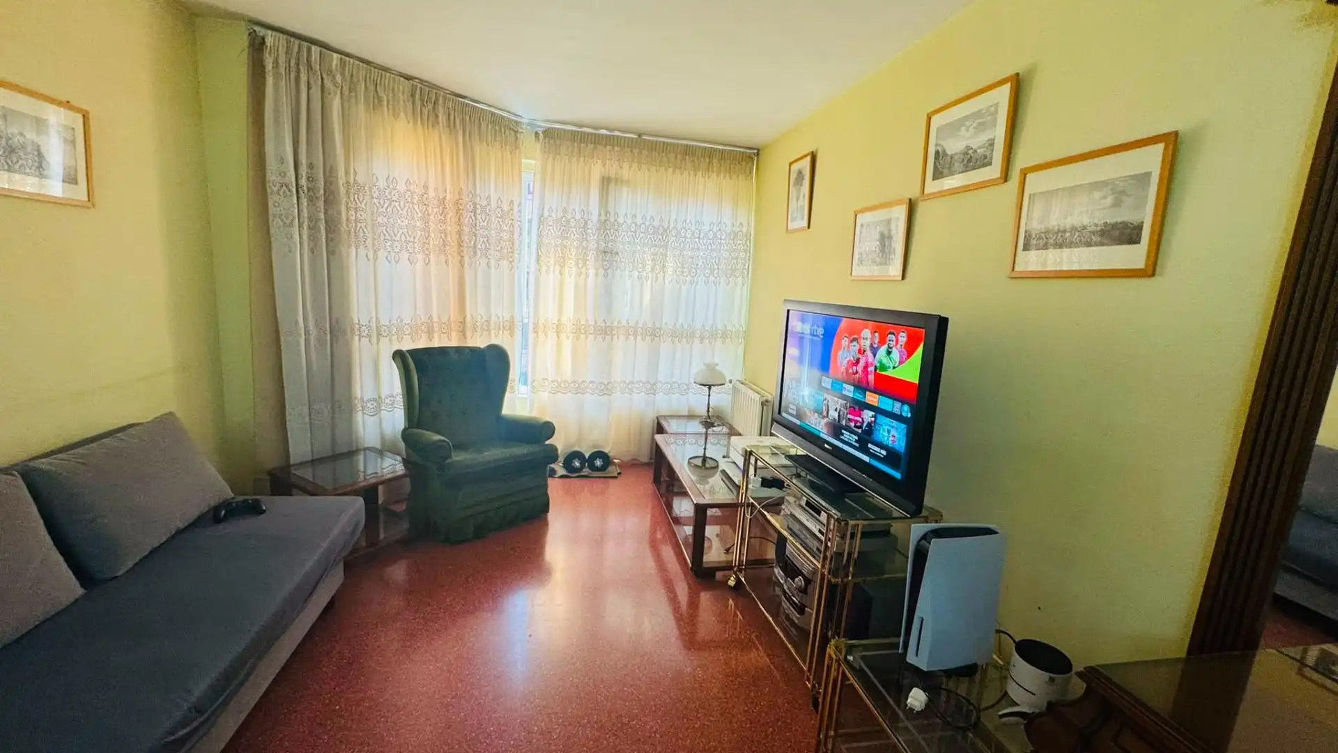 Sala de estar de Piso de alquiler en Valencia con Aire acondicionado, Calefacción y Jardín privado