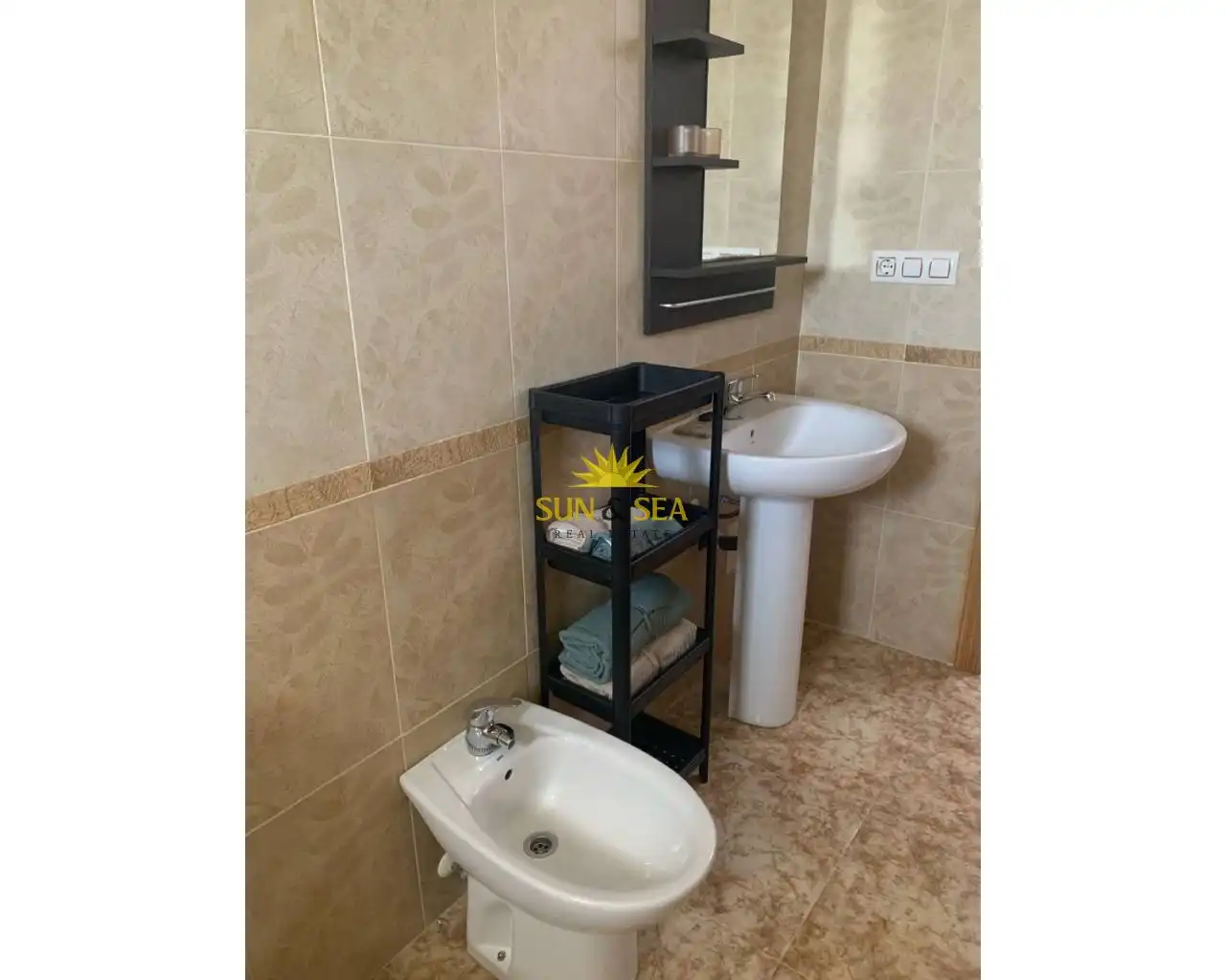 Bathroom of Duplexes for rent in Orihuela  with Air Conditioner, Heating and Private garden