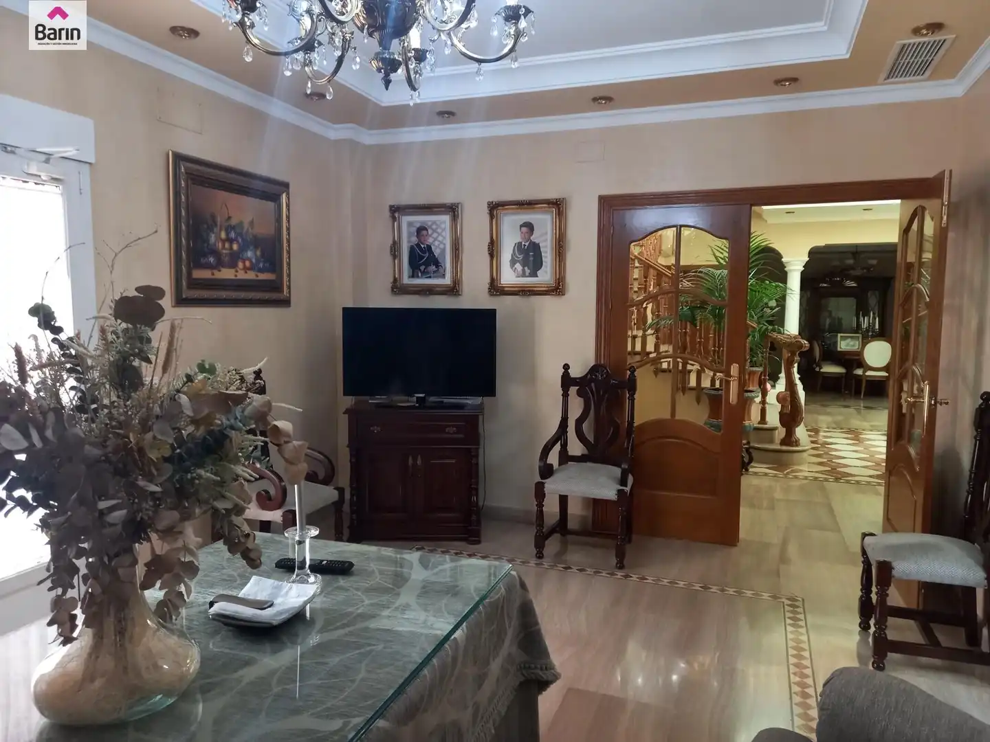 Living room of Houses for sale in Córdoba  with Air Conditioner, Private garden and Terrace