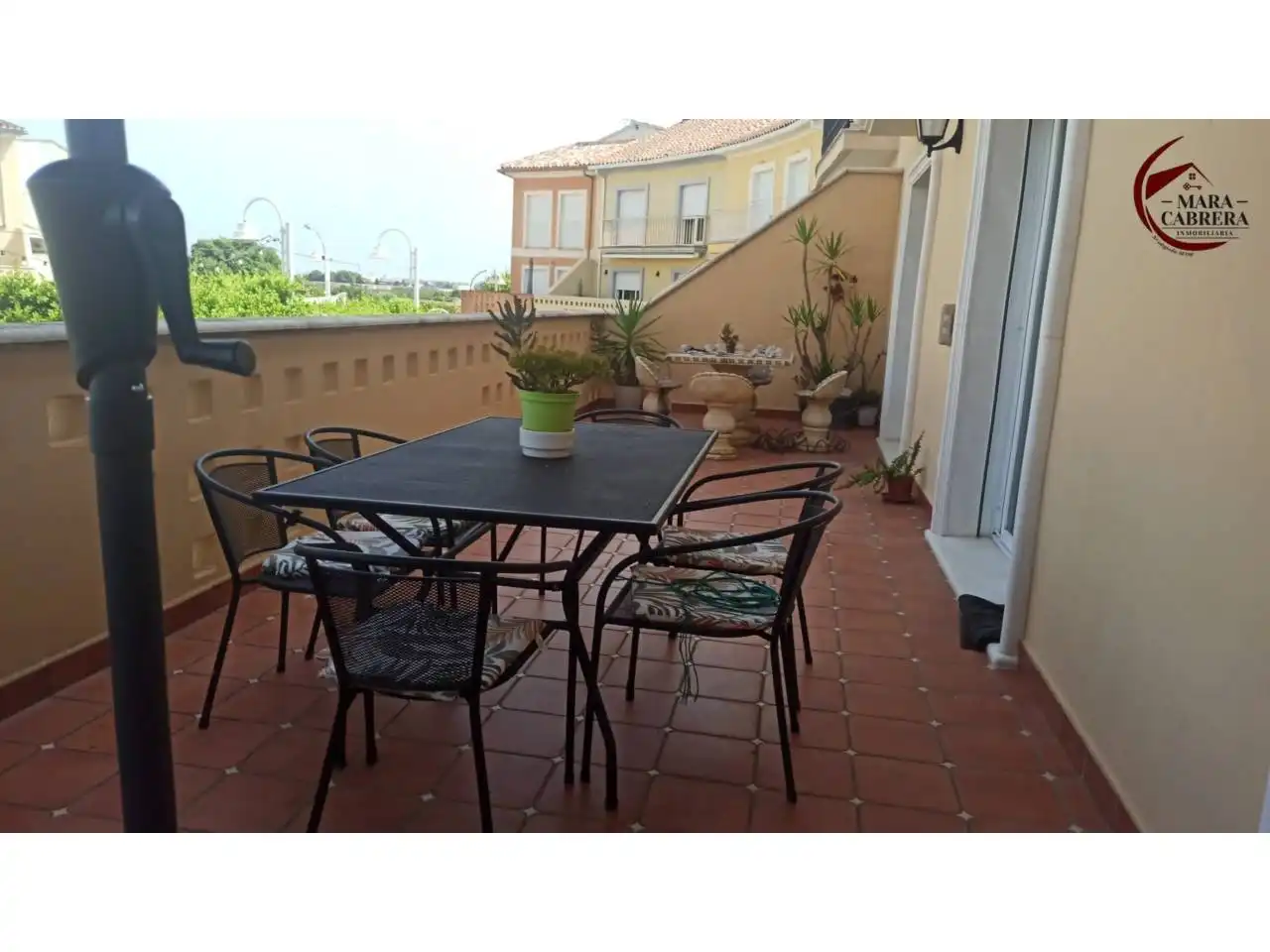 Terrassa de Casa adosada en venda en Almoines amb Aire condicionat, Calefacció i Parquet