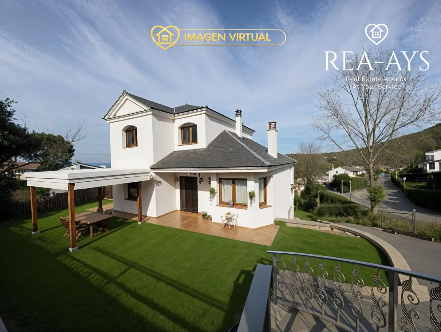 Vista exterior de Casa o chalet en venta en Vallirana con Calefacción, Jardín privado y Terraza