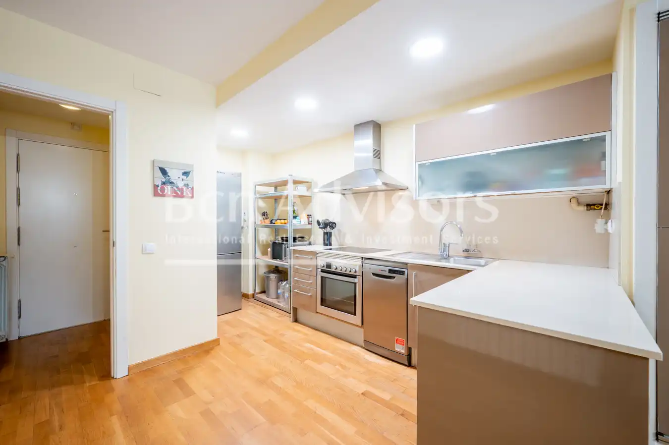 Kitchen of Flat for sale in Barcelona  with Air Conditioner, Heating and Parquet flooring