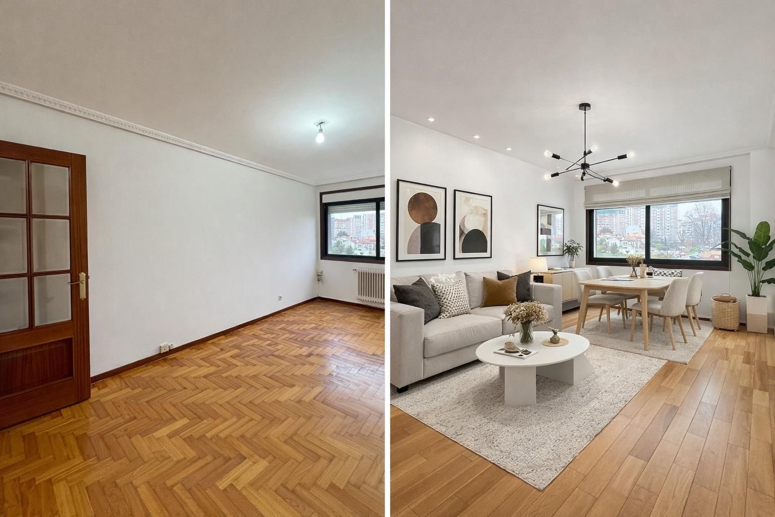 Sala d'estar de Pis en venda en Vigo 