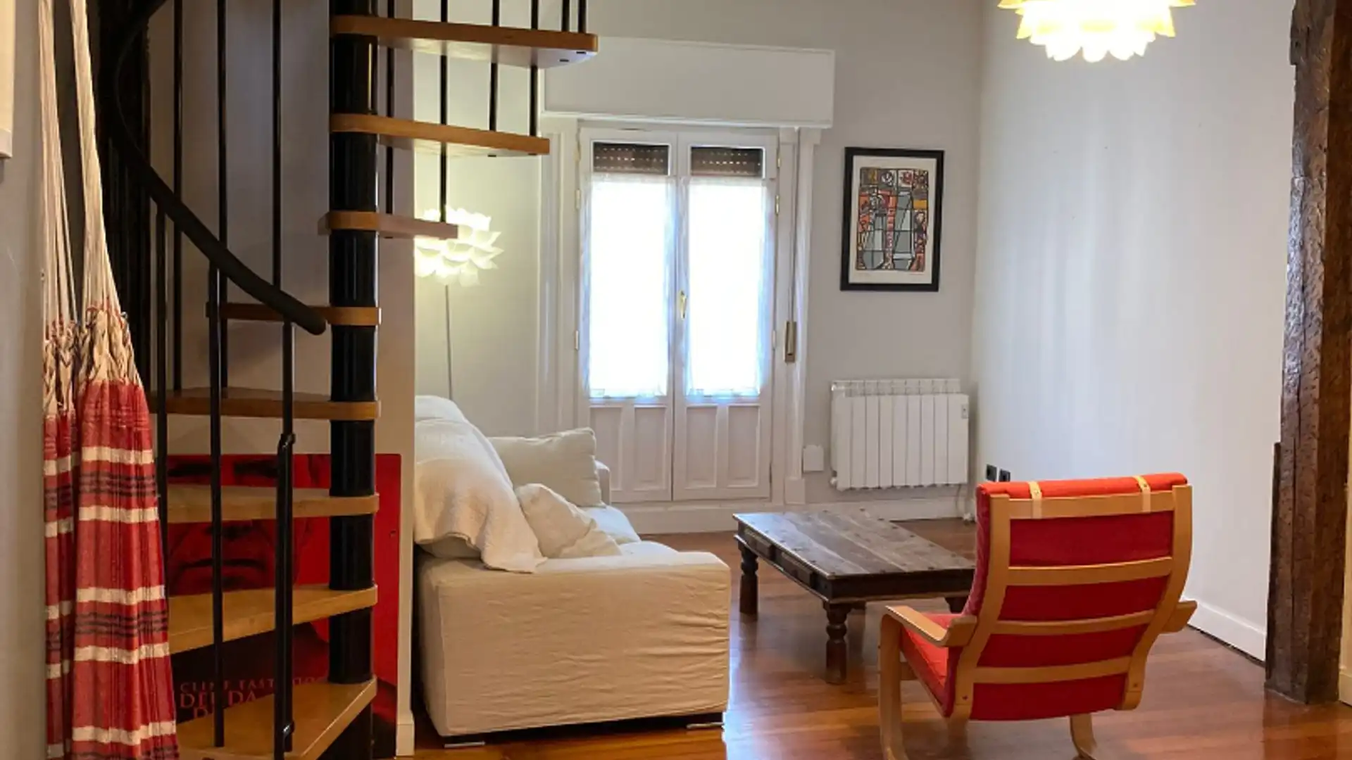 Sala de estar de Piso en venta en Bilbao  con Calefacción