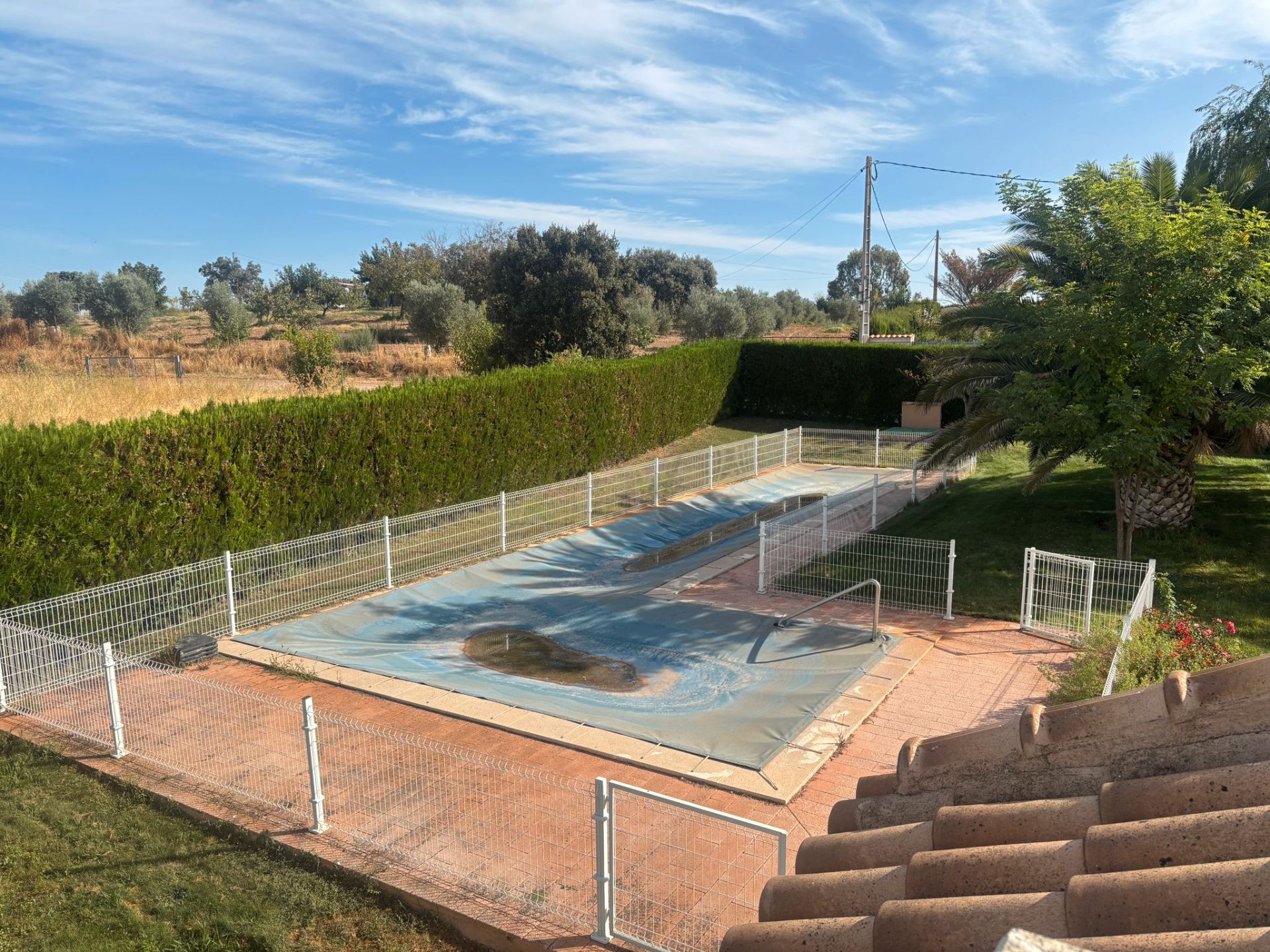 Swimming pool of House or chalet for sale in Ciudad Real Capital  with Air Conditioner, Heating and Private garden