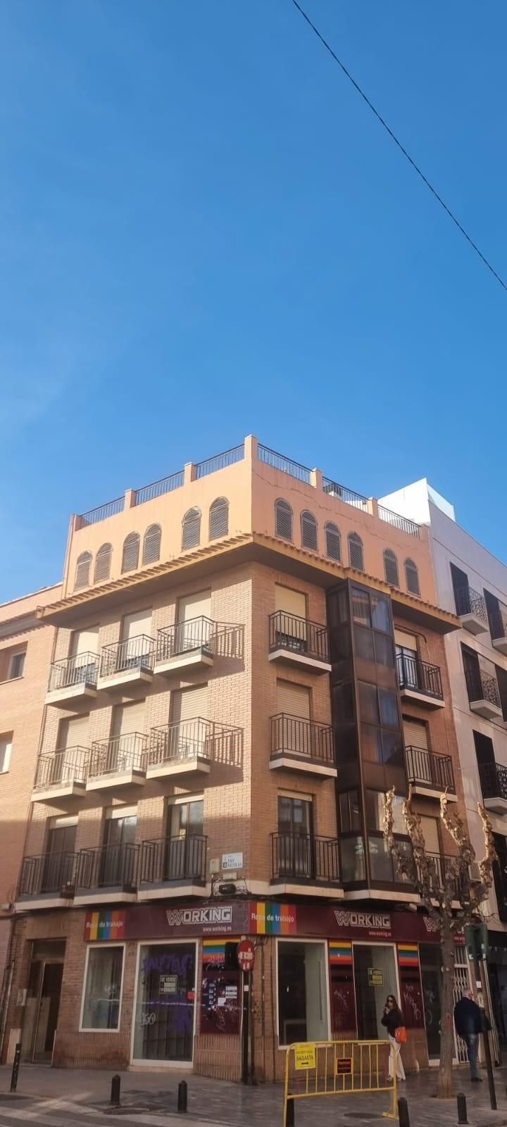 Vista exterior de Piso de alquiler en  Murcia Capital con Aire acondicionado, Calefacción y Parquet