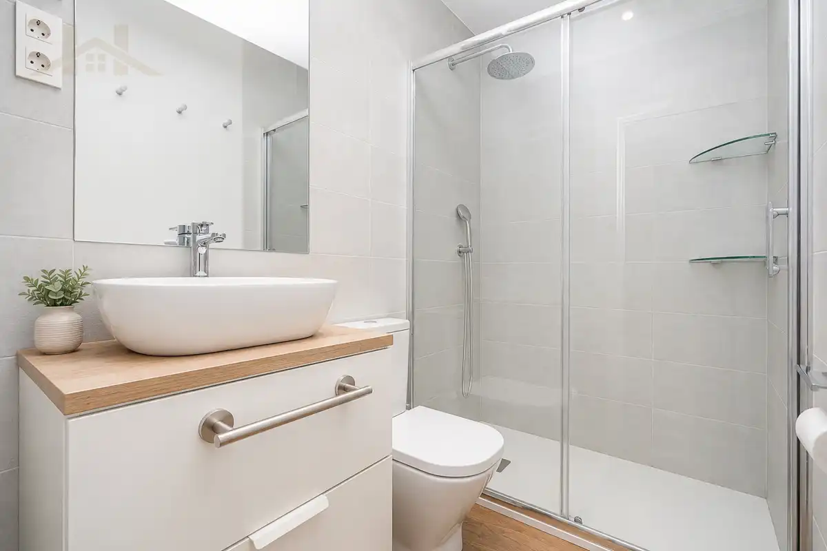 Bathroom of Flat for sale in El Escorial  with Air Conditioner, Heating and Parquet flooring