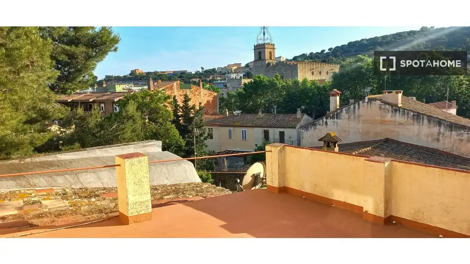 Exterior view of Flat for share in Teià  with Air Conditioner, Heating and Furnished