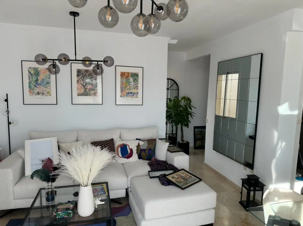 Living room of Attic for sale in Mijas  with Air Conditioner, Terrace and Community pool