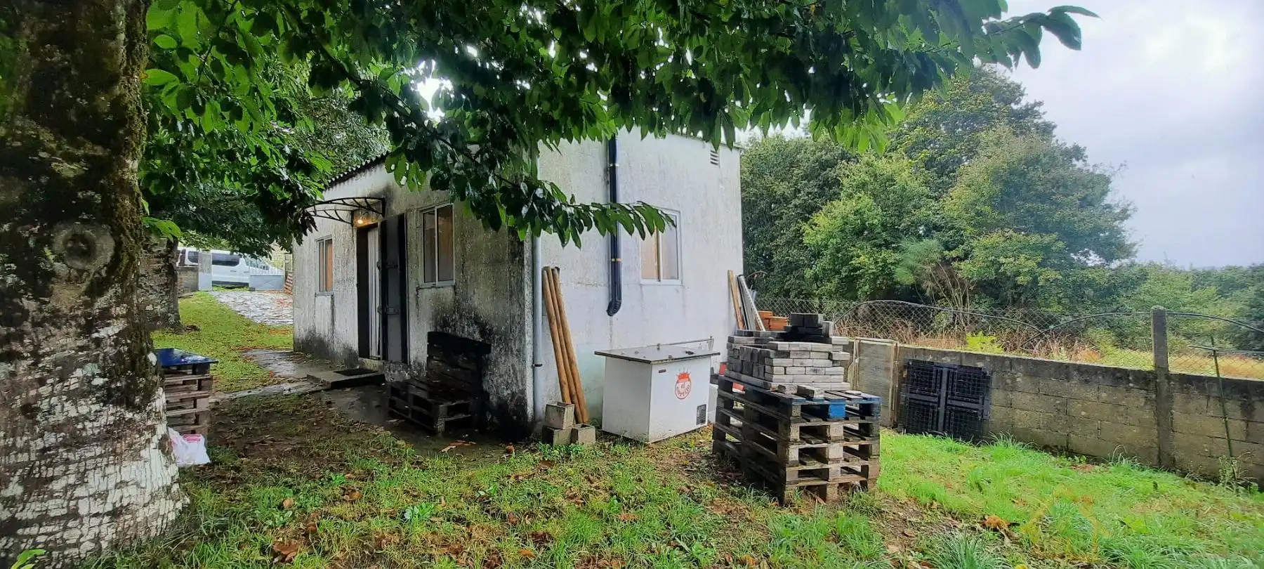 Vista exterior de Casa o chalet en venta en O Corgo   con Calefacción y Amueblado