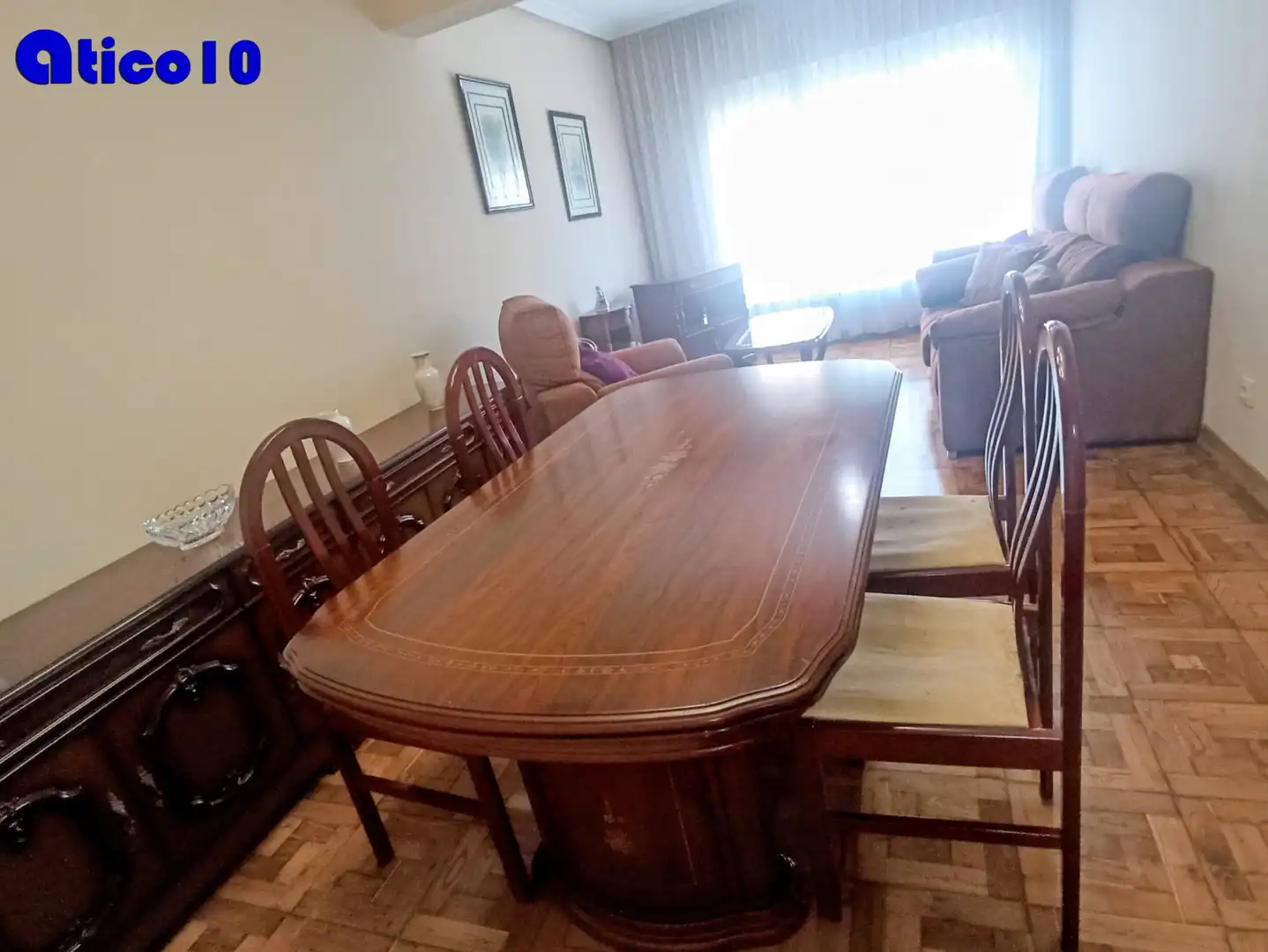 Esszimmer von Wohnung zur Miete in Oviedo  mit Heizung, Möbliert und Ofen