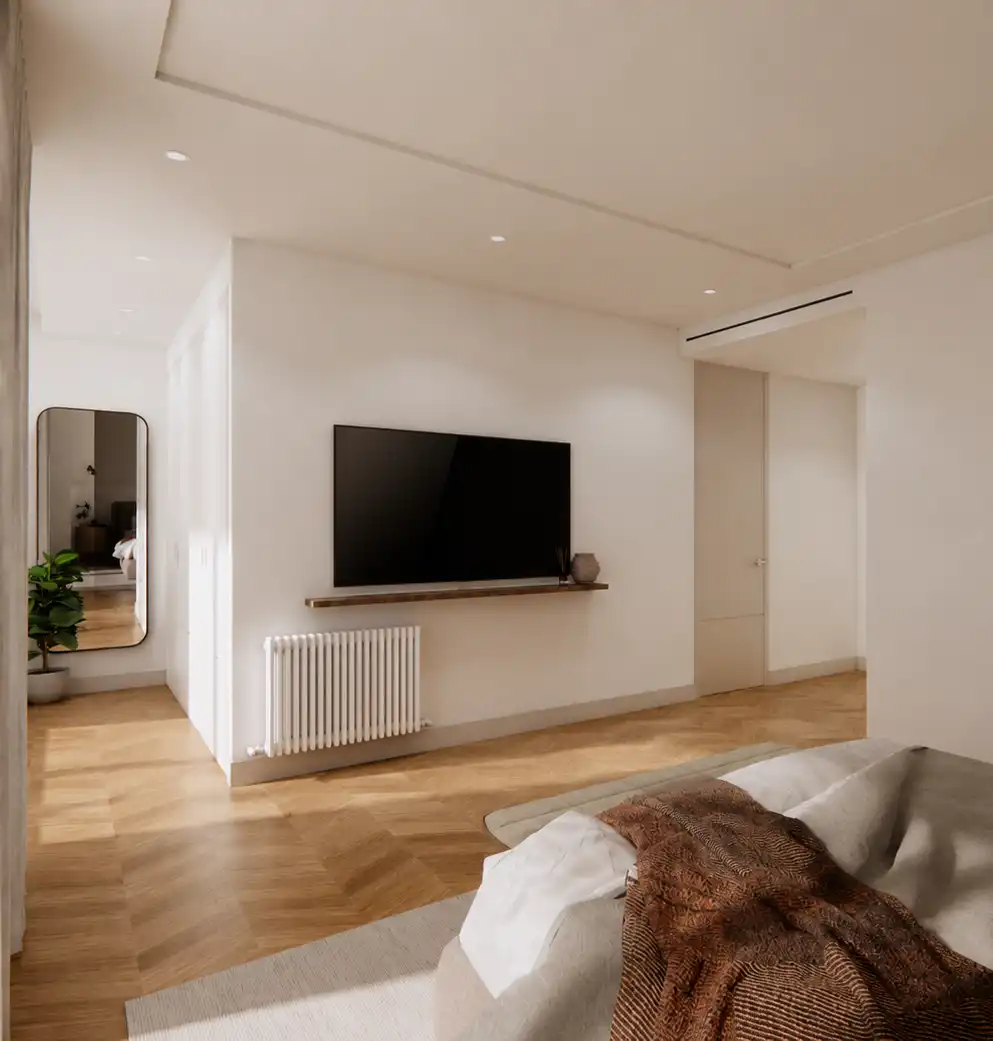 Bedroom of Flat for sale in Madrid  with Heating and Terrace